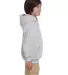 P470 Hanes Youth EcoSmart Pullover Hooded Sweatshi Ash side view