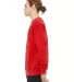 BELLA+CANVAS 3945 Unisex Drop Shoulder Sweatshirt in Red side view