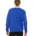 BELLA+CANVAS 3945 Unisex Drop Shoulder Sweatshirt in True royal back view