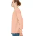 BELLA+CANVAS 3945 Unisex Drop Shoulder Sweatshirt in Peach side view