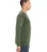 BELLA+CANVAS 3945 Unisex Drop Shoulder Sweatshirt in Military green side view