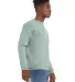 BELLA+CANVAS 3945 Unisex Drop Shoulder Sweatshirt in Dusty blue side view