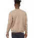 BELLA+CANVAS 3945 Unisex Drop Shoulder Sweatshirt in Tan back view