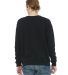 BELLA+CANVAS 3945 Unisex Drop Shoulder Sweatshirt BLACK back view