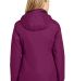 L332 Port Authority Ladies Vortex 3-in-1 Jacket in Very berry/blk back view