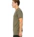 BELLA+CANVAS 3006 Long T-shirt HEATHER OLIVE side view