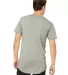 BELLA+CANVAS 3006 Long T-shirt HEATHER STONE back view