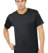 BELLA+CANVAS 3006 Long T-shirt DARK GRY HEATHER front view