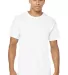 BELLA+CANVAS 3006 Long T-shirt WHITE front view