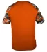 4141 Badger Camo Sport T-Shirt Burnt Orange/ Burnt Orange Camo back view