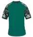4141 Badger Camo Sport T-Shirt Forest/ Forest Camo front view