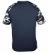 4141 Badger Camo Sport T-Shirt Navy/ Navy Camo back view