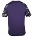 4141 Badger Camo Sport T-Shirt Purple/ Purple Camo back view