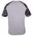 4141 Badger Camo Sport T-Shirt Silver/ Black Camo back view