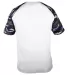 4141 Badger Camo Sport T-Shirt White/ Navy Camo back view
