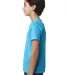 Next Level 3312 Boys CVC Crew Tee in Turquoise side view