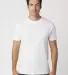 M1045 Crew Neck Men's Jersey T-Shirt  White front view