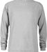 64300L Juvenile Long Sleeve Tee 5.2 oz Athletic Heather front view