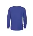 64300L Juvenile Long Sleeve Tee 5.2 oz in Royal back view