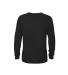 64300L Juvenile Long Sleeve Tee 5.2 oz in Black back view