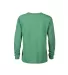 64300L Juvenile Long Sleeve Tee 5.2 oz in Kelly heather back view
