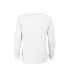 64300L Juvenile Long Sleeve Tee 5.2 oz in White back view