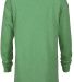 64900L Youth Retail Fit Long Sleeve Tee 5.2 oz KELLY HEATHER back view