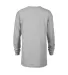 64900L Youth Retail Fit Long Sleeve Tee 5.2 oz in Athletic heather back view