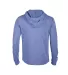 94200 Delta Apparel Adult Unisex Snow Heather Fren in Royal snow heather back view