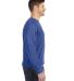 72000 Anvil Adult Crewneck French Terry HEATHER BLUE side view