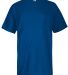 11009 Delta Apparel 30/1's Unisex Youth 100% Poly  ATHLETIC ROYAL HEATHER front view