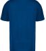 11009 Delta Apparel 30/1's Unisex Youth 100% Poly  ATHLETIC ROYAL HEATHER back view