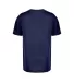 11009 Delta Apparel 30/1's Unisex Youth 100% Poly  in Athletic navy back view
