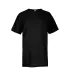 11009 Delta Apparel 30/1's Unisex Youth 100% Poly  in Black front view