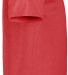 12300 Delta Apparel Juvenile 30/1's Soft Spun Tee  RED HEATHER side view
