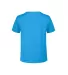 12300 Delta Apparel Juvenile 30/1's Soft Spun Tee  in Turquoise heather back view
