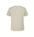 12300 Delta Apparel Juvenile 30/1's Soft Spun Tee  in Putty back view