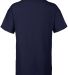 Delta Apparel 12900 Youth Soft Spun Tee Athletic Navy back view