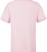 Delta Apparel 12900 Youth Soft Spun Tee SOFT PINK back view