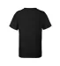 Delta Apparel 12900 Youth Soft Spun Tee in Black back view