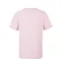 Delta Apparel 12900 Youth Soft Spun Tee in Soft pink back view