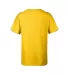 Delta Apparel 12900 Youth Soft Spun Tee in Sunflower back view