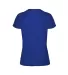 12500 Delta Apparel Ladies 30/1's Soft Spun Tee 4. in Royal back view