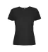 12500 Delta Apparel Ladies 30/1's Soft Spun Tee 4. in Black front view