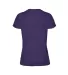 12500 Delta Apparel Ladies 30/1's Soft Spun Tee 4. in Purple back view