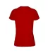 12500 Delta Apparel Ladies 30/1's Soft Spun Tee 4. in New red back view
