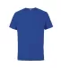 12600 Delta Apparel Adult 30/1's Soft Spun Tee 4.3 in Royal front view