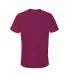 12600 Delta Apparel Adult 30/1's Soft Spun Tee 4.3 in Berry back view