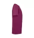 12600 Delta Apparel Adult 30/1's Soft Spun Tee 4.3 in Berry side view