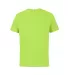 12600 Delta Apparel Adult 30/1's Soft Spun Tee 4.3 in Lime front view